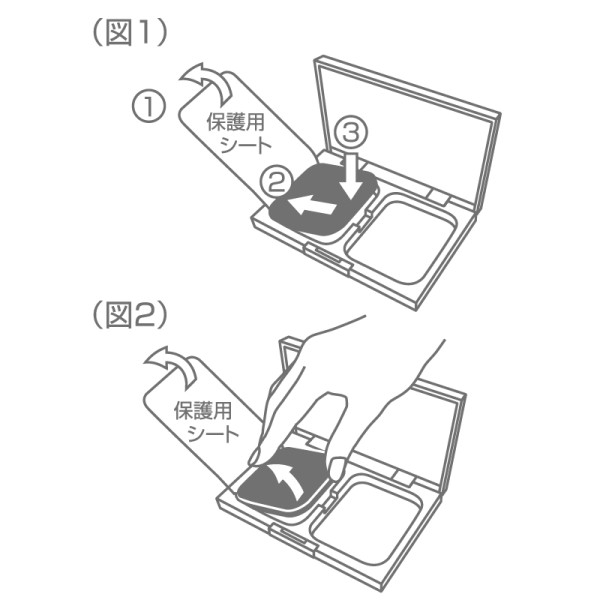 ケースへのセット方法・取り出し方
